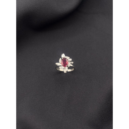Anel Rubilita e Diamantes