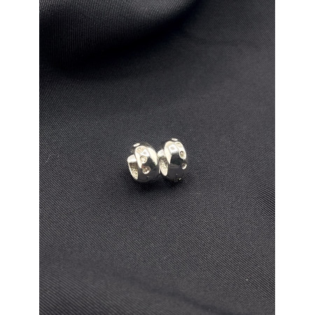 Brincos Argola com Diamantes