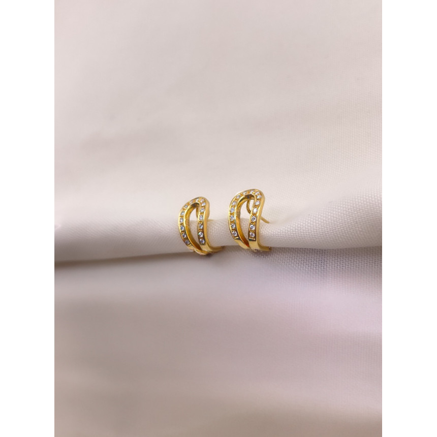 Brincos com Diamantes