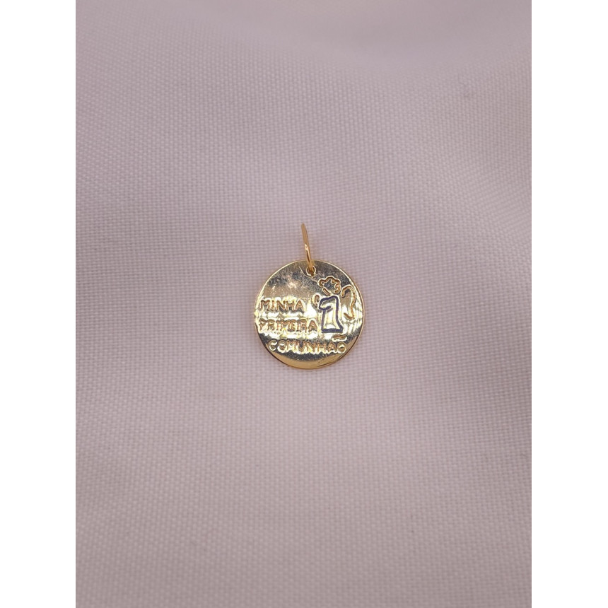 Pingente Medalha Primeira Comunhão