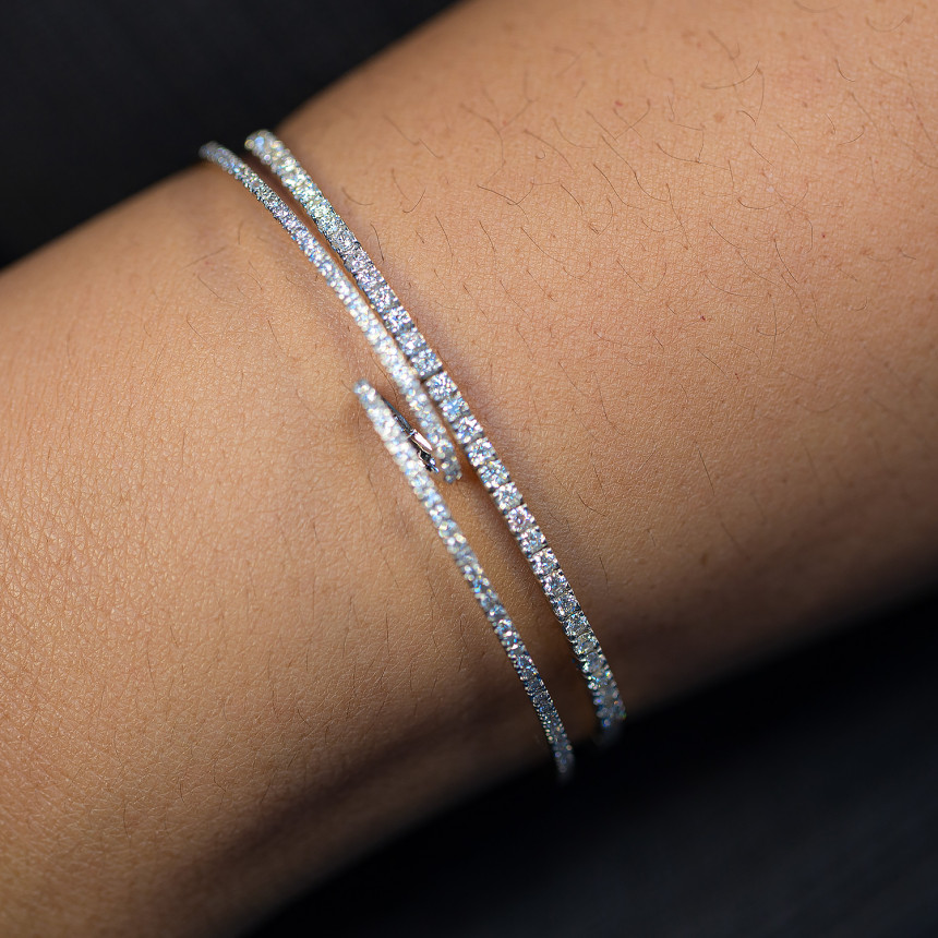 Bracelete com Diamantes