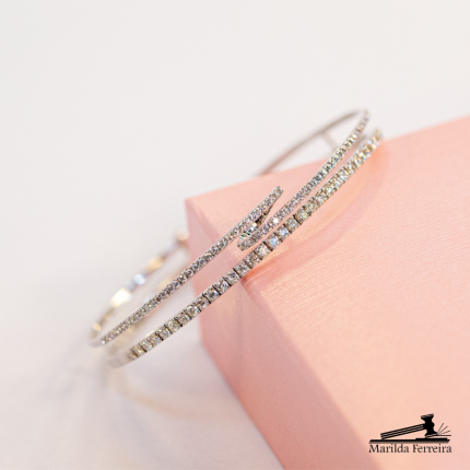 Bracelete com Diamantes