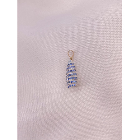 Pingente Safiras Azuis