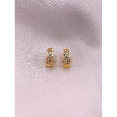 Brincos Argola de Diamantes