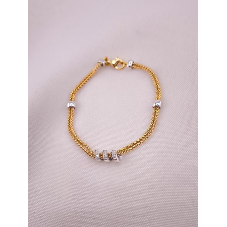 Pulseira Rabo de Tatu com Diamantes