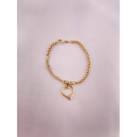 Pulseira Elos Portugueses com Coração