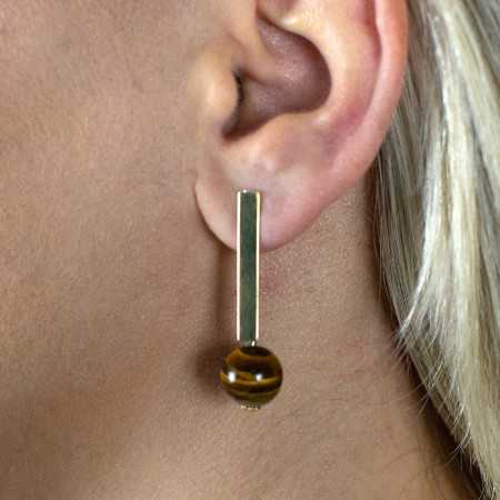 Brincos Olho de Tigre