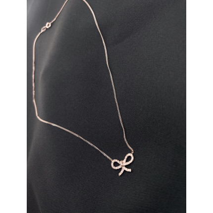 Colar Laço em Diamantes