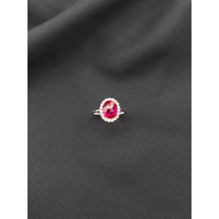 Anel Rubilita com Diamantes