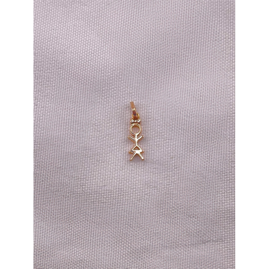 Pingente Menina Ouro Rosê