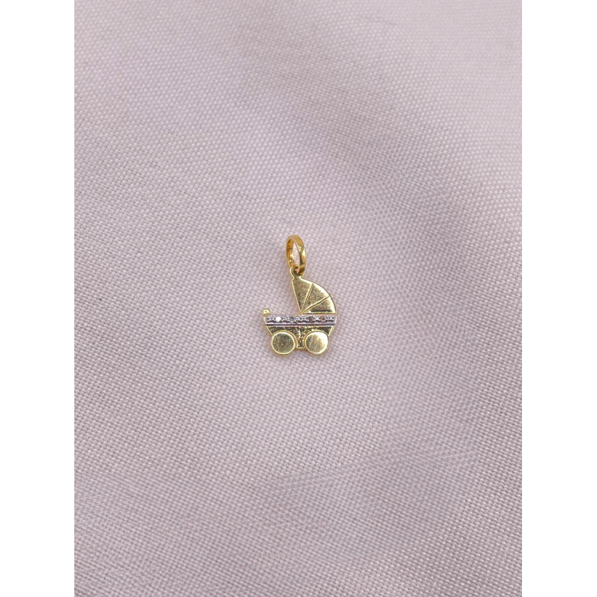 Pingente Carrinho de Bebê