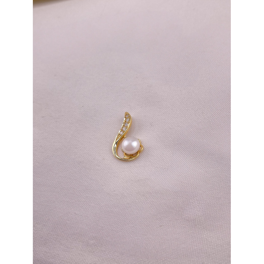 Pingente Pérola e Diamantes