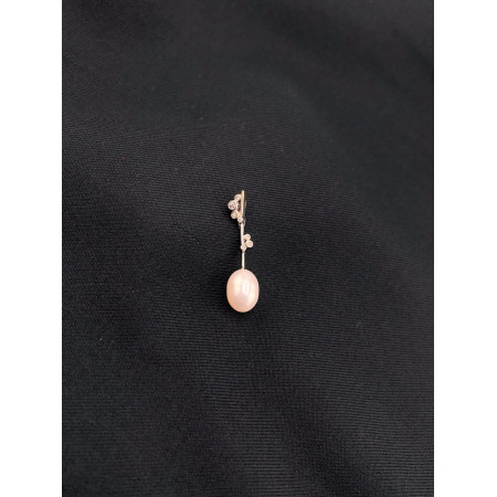 Pingente Pérola e Diamantes