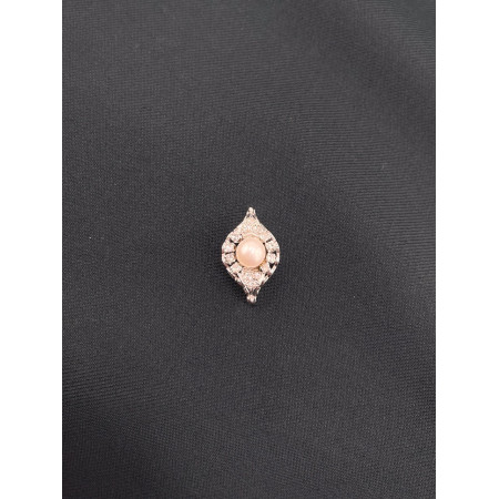 Pingente Pérola e Diamantes