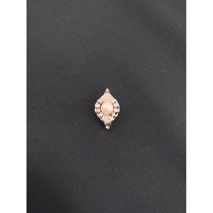 Pingente Pérola e Diamantes