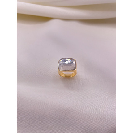 Anel Topázio Translúcido