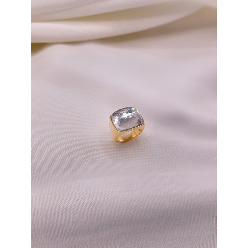 Anel Topázio Translúcido