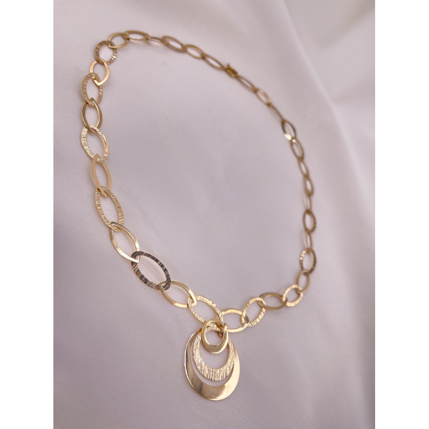 Colar Elos Alongados