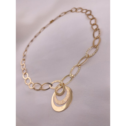 Colar Elos Alongados