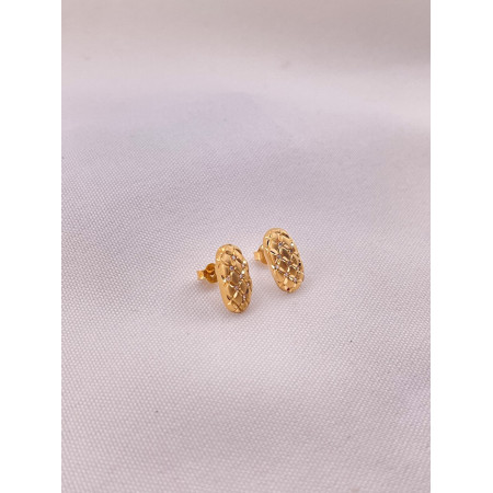Brincos Acetinado com Diamantes