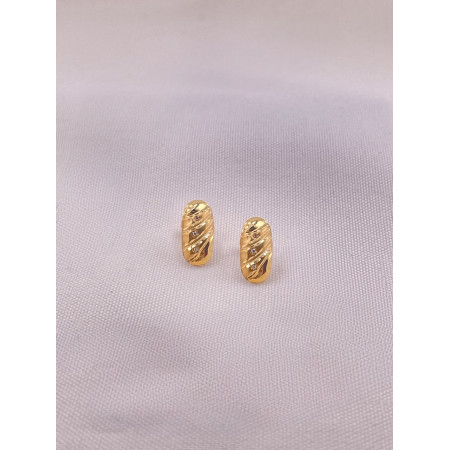 Brincos Acetinado com Diamantes