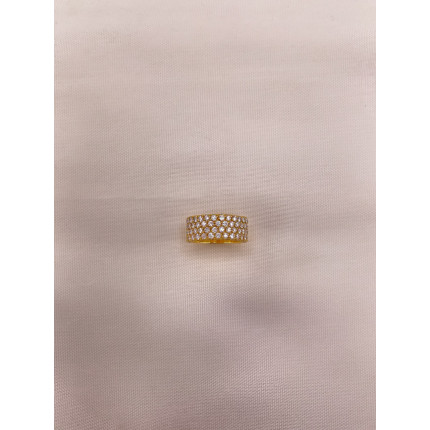 Anel Pavê de Diamantes