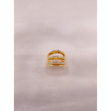 Anel Aros de Diamantes