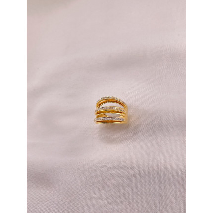 Anel Aros de Diamantes