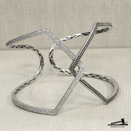Bracelete em ouro com Diamantes