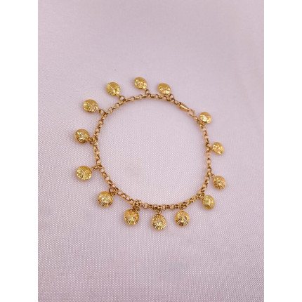 Pulseira Berloques de Medalhas