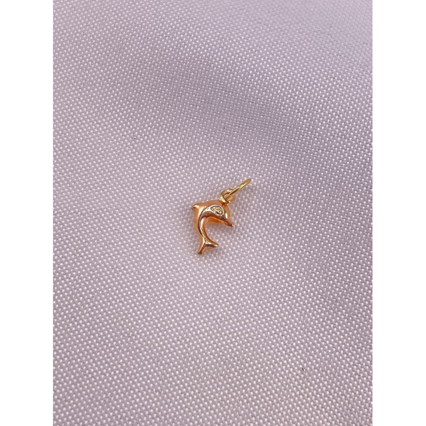 Pingente Golfinho Ouro Rosê