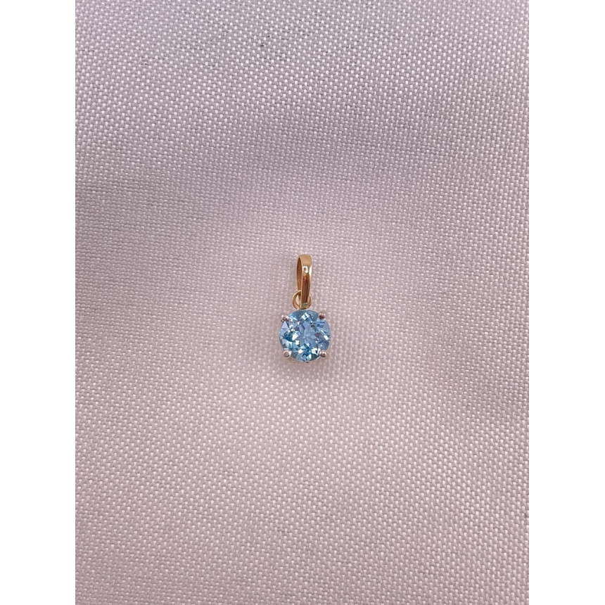 Pingente Topázio Azul