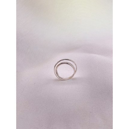 Anel Orbital com Diamantes