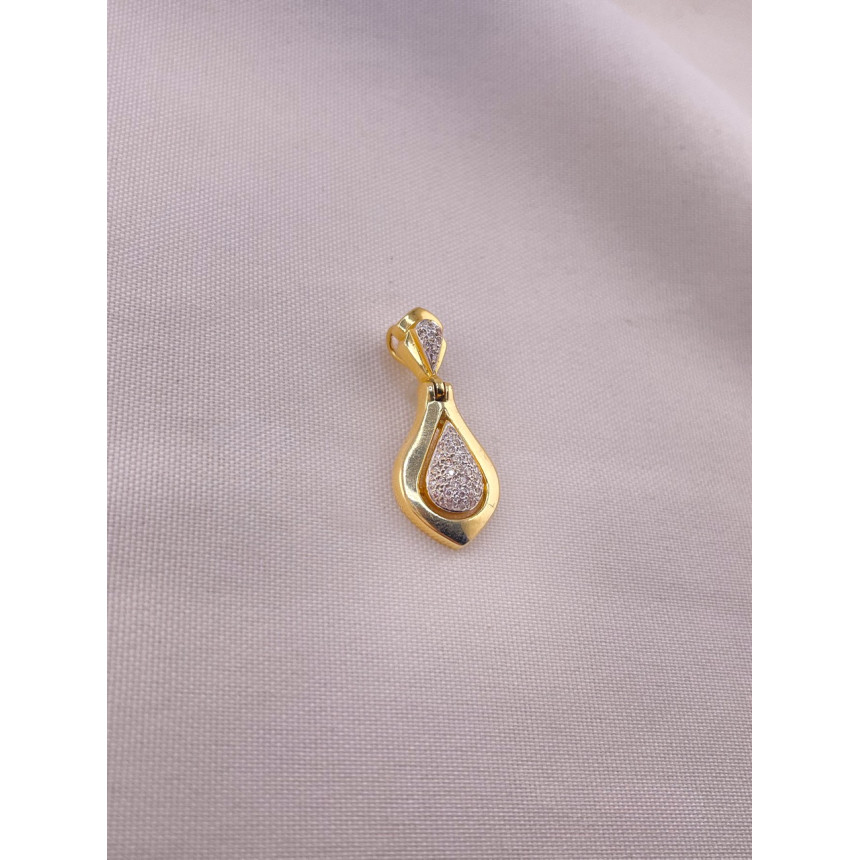 Pingente Gota de Diamantes