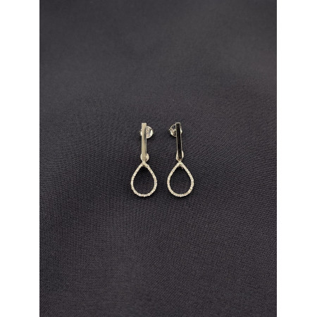 Brincos Gota de Diamantes