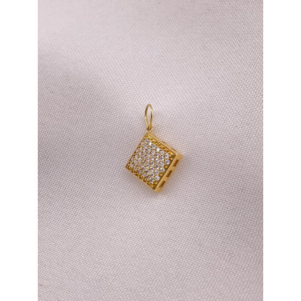 Pingente Safiras Brancas