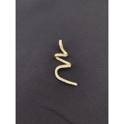 Pingente Estilizado de Diamantes