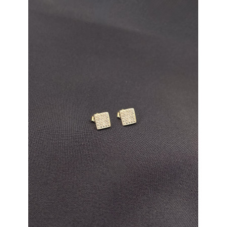 Brincos Quadrados de Diamantes