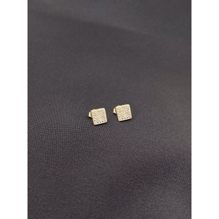 Brincos Quadrado de Diamantes