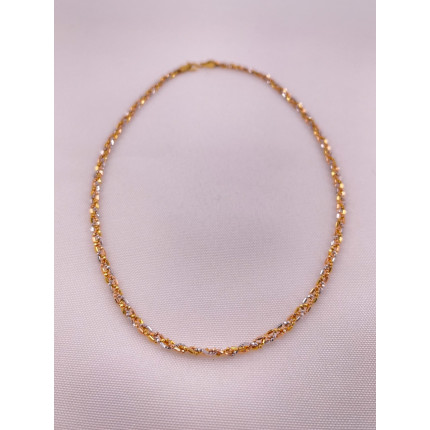 Corrente Esferas Três Tons