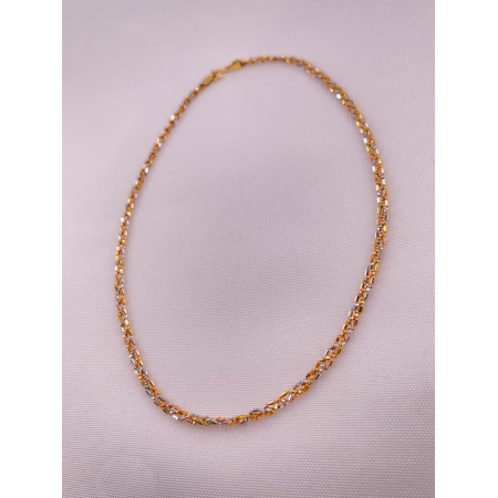 Corrente Esferas Três Tons