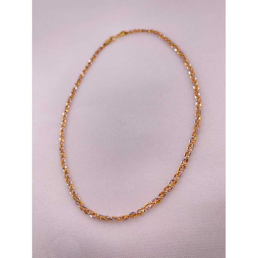 Corrente Esferas Três Tons