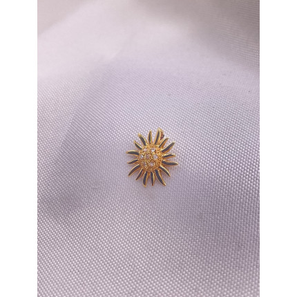 Pingente Sol com Diamantes