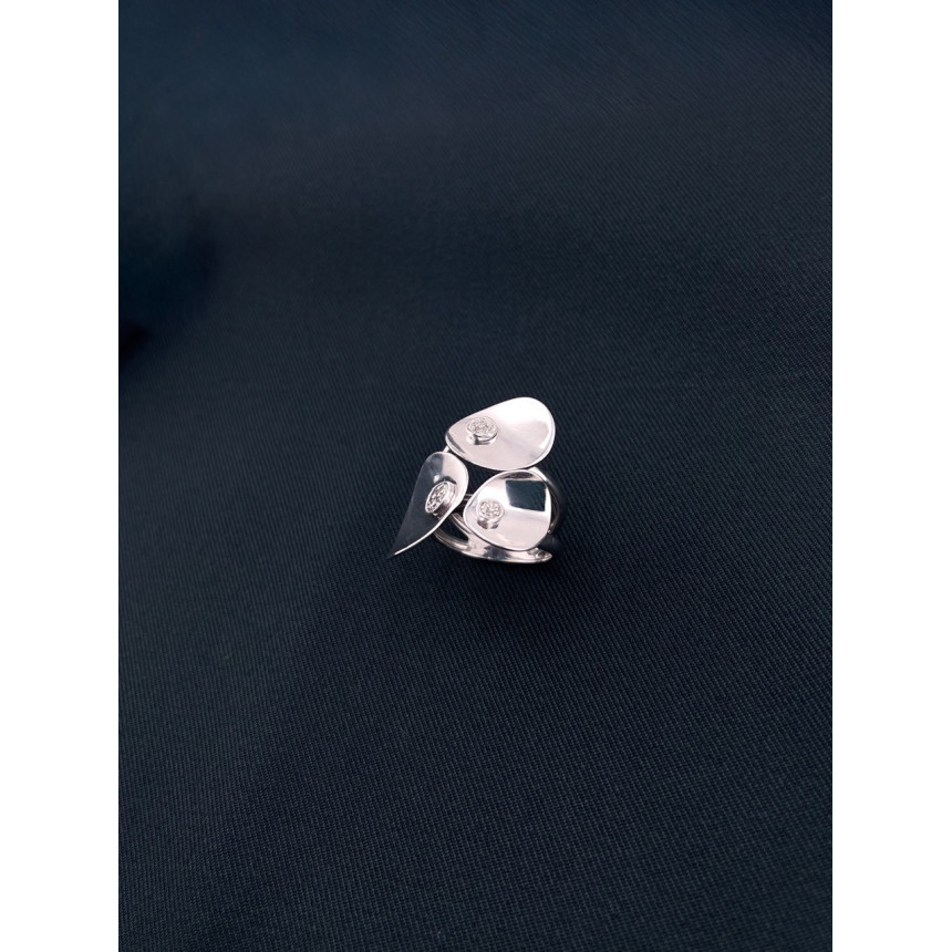 Anel Vivara com Diamantes