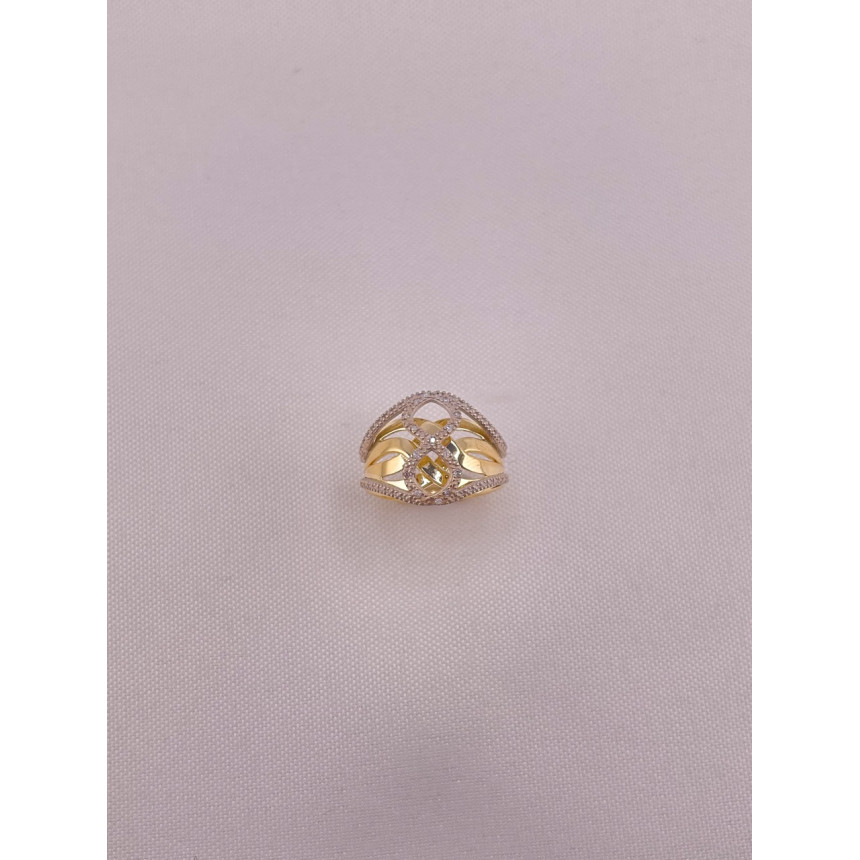 Anel Infinito com Diamantes