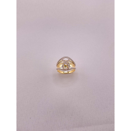 Anel Infinito com Diamantes