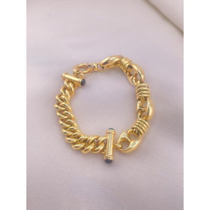 Pulseira Grumet e Elos Gucci