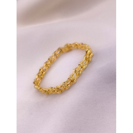 Pulseira Ouro Escovado