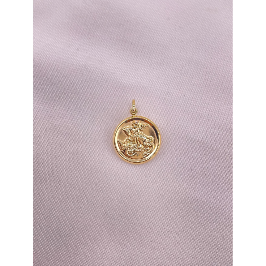 Pingente Medalha São Jorge