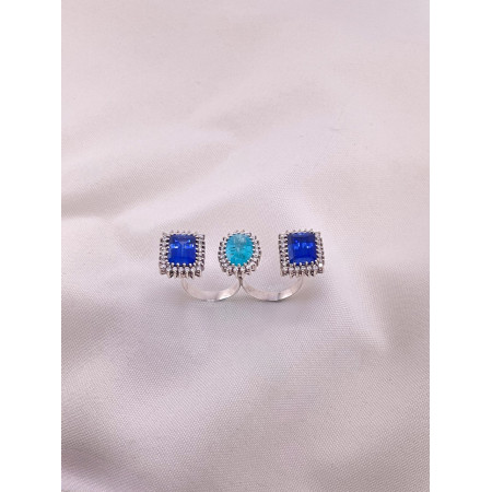 Anel Topázios e Turmalina